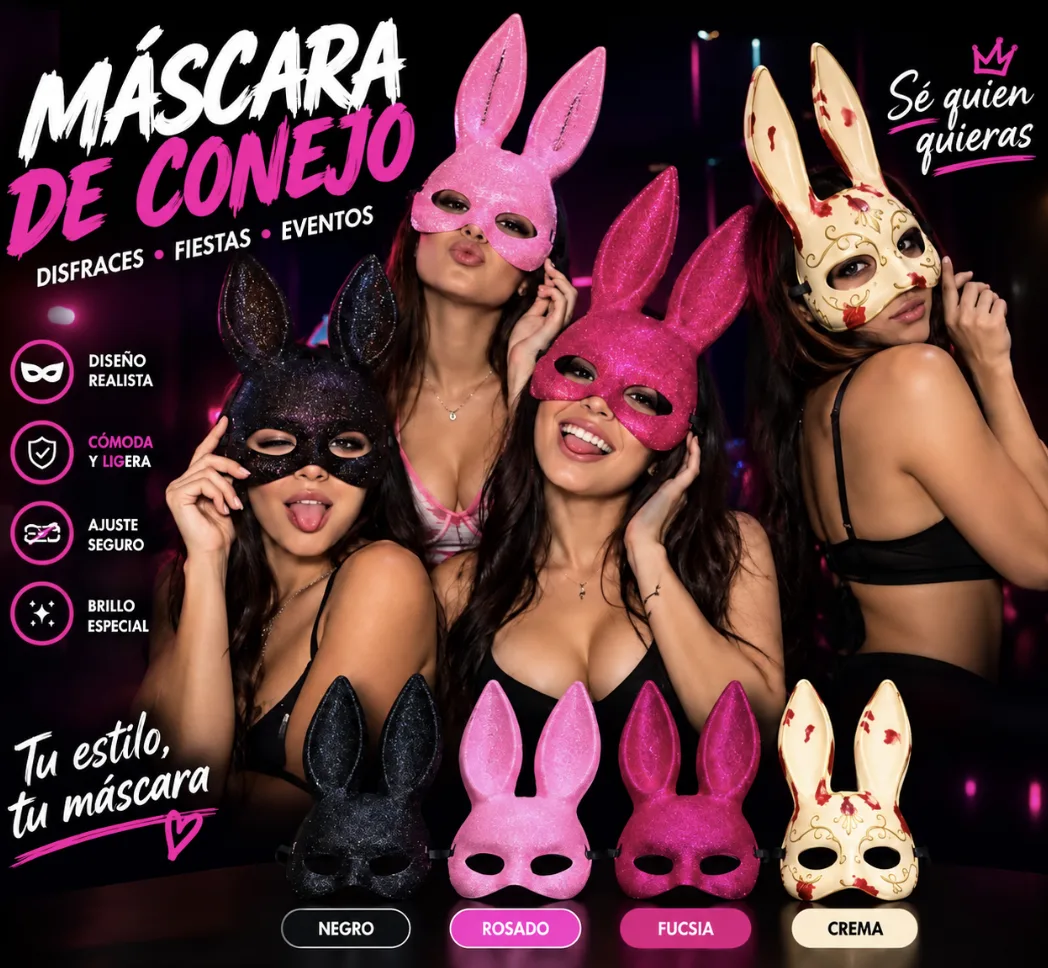MASCARA DE CONEJA